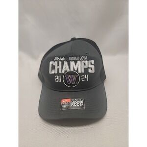 Washington Huskies 2024 Sugar Bowl Champions Nike Hat Locker‎ Room UW Football